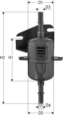 Tecneco Filters IN29 - Filtre à carburant cwaw.fr