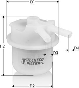 Tecneco Filters IN6436 - Filtre à carburant cwaw.fr