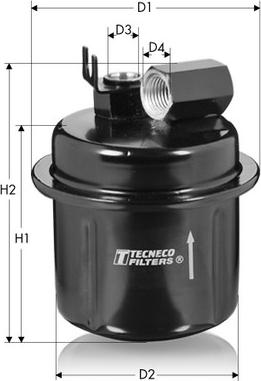 Tecneco Filters IN27 - Filtre à carburant cwaw.fr