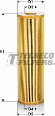 Tecneco Filters OL09918-E - Filtre à huile cwaw.fr