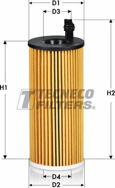 Tecneco Filters OL06004-E - Filtre à huile cwaw.fr