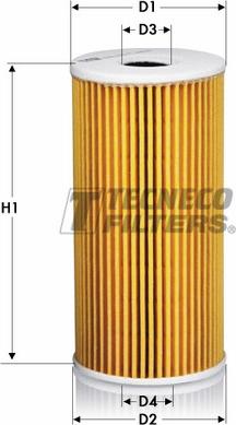 Tecneco Filters OL010670-E - Filtre à huile cwaw.fr