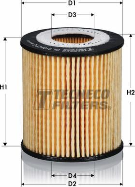 Tecneco Filters OL0234-E - Filtre à huile cwaw.fr