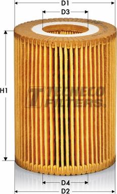 Tecneco Filters OL0821-E - Filtre à huile cwaw.fr