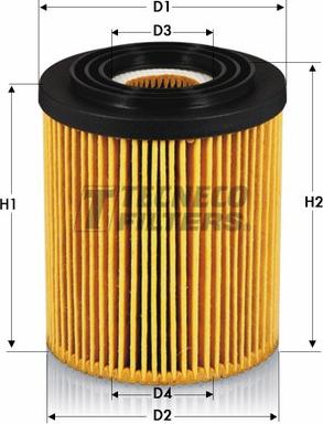 Tecneco Filters OL0236-E - Filtre à huile cwaw.fr