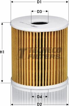 Tecneco Filters OL0221-E - Filtre à huile cwaw.fr