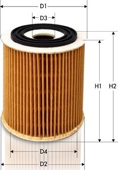 Tecneco Filters OL07087-E - Filtre à huile cwaw.fr