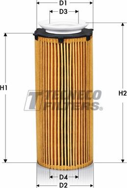 Tecneco Filters OL0720/3-E - Filtre à huile cwaw.fr