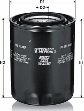 Tecneco Filters OL4798 - Filtre à huile cwaw.fr