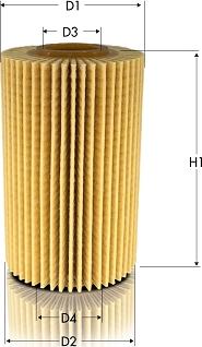 Tecneco Filters OL2194E - Filtre à huile cwaw.fr