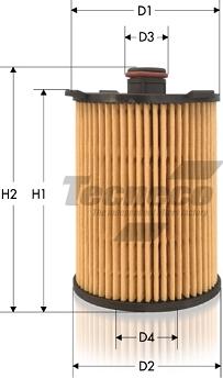 Tecneco Filters OL2155E - Filtre à huile cwaw.fr