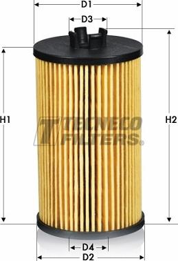 Tecneco Filters OL2153E - Filtre à huile cwaw.fr