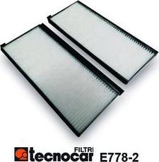 Tecnocar E778-2 - Filtre, air de l'habitacle cwaw.fr