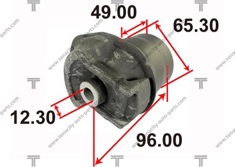 Tenacity AAMTO1059 - Suspension, corps de l'essieu cwaw.fr