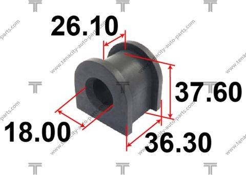 Tenacity ASBMI1013 - Coussinet de palier, stabilisateur cwaw.fr