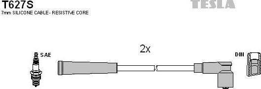 TESLA T627S - Kit de câbles d'allumage cwaw.fr