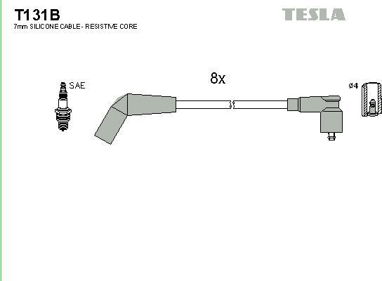 TESLA T131B - Kit de câbles d'allumage cwaw.fr