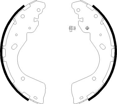 Textar 91081800 - Jeu de mâchoires de frein cwaw.fr