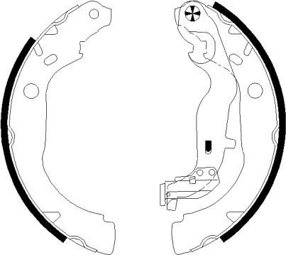 Textar 91082900 - Jeu de mâchoires de frein cwaw.fr