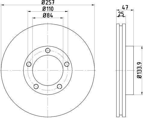 Textar 92050400 - Disque de frein cwaw.fr