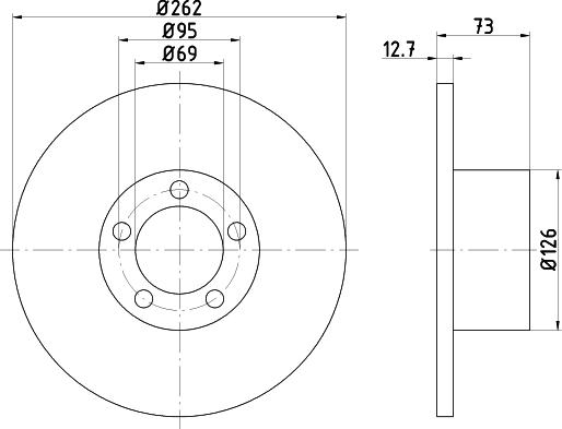 Textar 92009400 - Disque de frein cwaw.fr