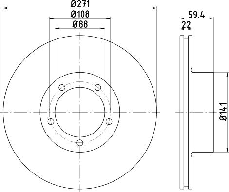 Textar 92005700 - Disque de frein cwaw.fr