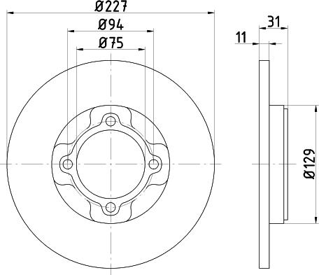 Textar 92028200 - Disque de frein cwaw.fr