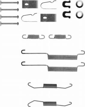 Textar 97037200 - Kit d'accessoires, mâchoire de frein cwaw.fr