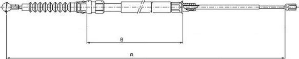 Textar 44006600 - Tirette à câble, frein de stationnement cwaw.fr