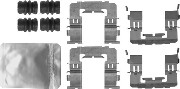 Textar 82542200 - Kit d'accessoires, plaquette de frein à disque cwaw.fr