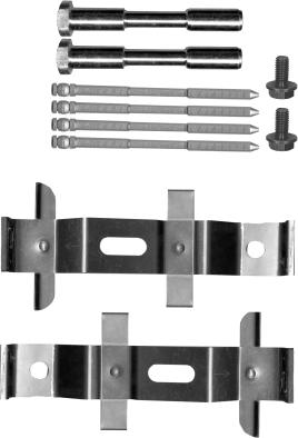 Textar 82539200 - Kit d'accessoires, plaquette de frein à disque cwaw.fr