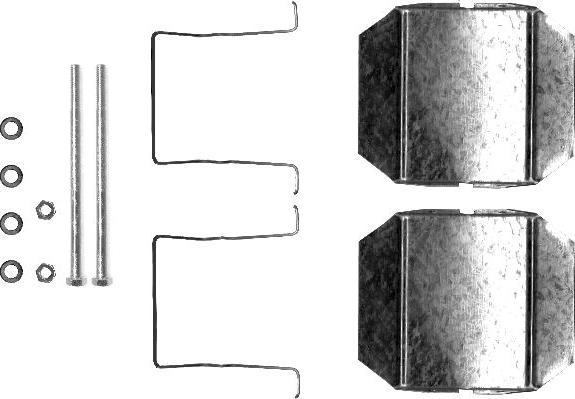 Textar 82059800 - Kit d'accessoires, plaquette de frein à disque cwaw.fr