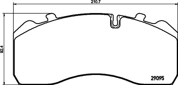 Textar 2909519 - Kit de plaquettes de frein, frein à disque cwaw.fr