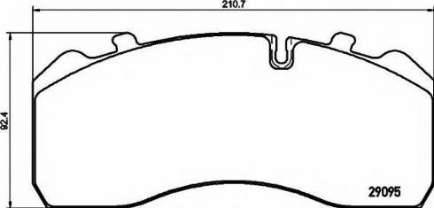 Textar 2909571 - Kit de plaquettes de frein, frein à disque cwaw.fr