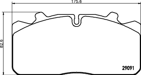 Textar 2909104 - Kit de plaquettes de frein, frein à disque cwaw.fr