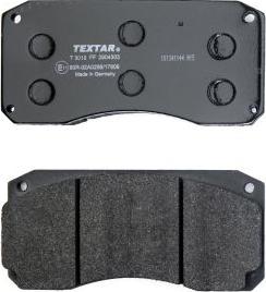 Textar 2904303 - Kit de plaquettes de frein, frein à disque cwaw.fr