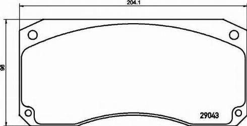 Textar 2904370 - Kit de plaquettes de frein, frein à disque cwaw.fr