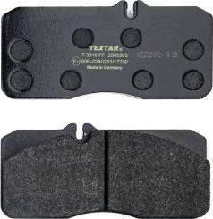 Textar 2905503 - Kit de plaquettes de frein, frein à disque cwaw.fr