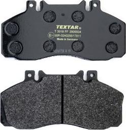 Textar 2906504 - Kit de plaquettes de frein, frein à disque cwaw.fr