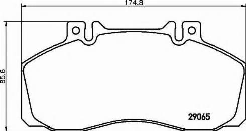 Textar 2906571 - Kit de plaquettes de frein, frein à disque cwaw.fr