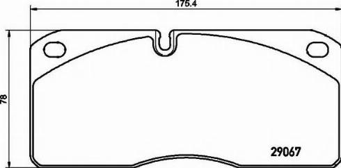 Textar 2906771 - Kit de plaquettes de frein, frein à disque cwaw.fr