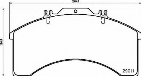 Textar 2901170 - Kit de plaquettes de frein, frein à disque cwaw.fr