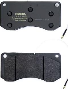 Textar 2901302 - Kit de plaquettes de frein, frein à disque cwaw.fr