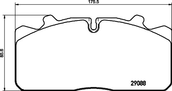 Textar 2908807 - Kit de plaquettes de frein, frein à disque cwaw.fr