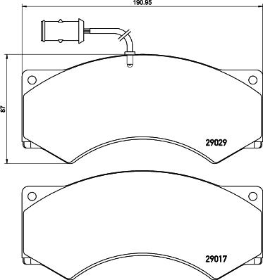 Textar 29029xx - Kit de plaquettes de frein, frein à disque cwaw.fr