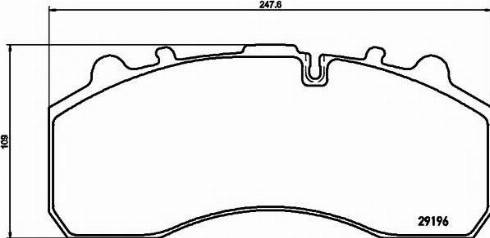 Automotor France ABP1021 - Kit de plaquettes de frein, frein à disque cwaw.fr