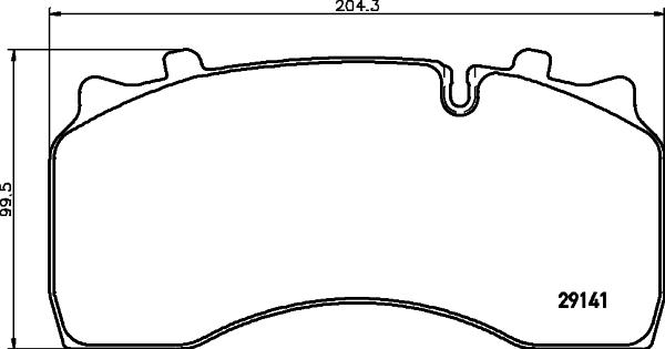 Textar 2914106 - Kit de plaquettes de frein, frein à disque cwaw.fr