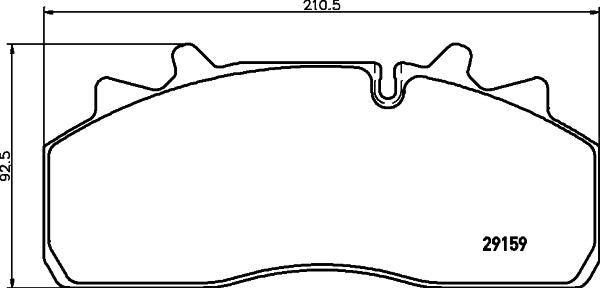 Textar 2915906 - Kit de plaquettes de frein, frein à disque cwaw.fr