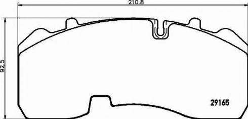 Textar 2916570 - Kit de plaquettes de frein, frein à disque cwaw.fr