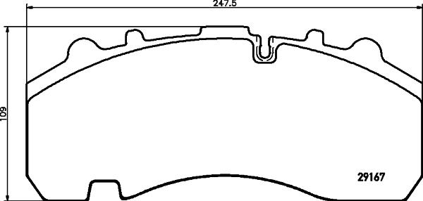 Textar 2916703 - Kit de plaquettes de frein, frein à disque cwaw.fr